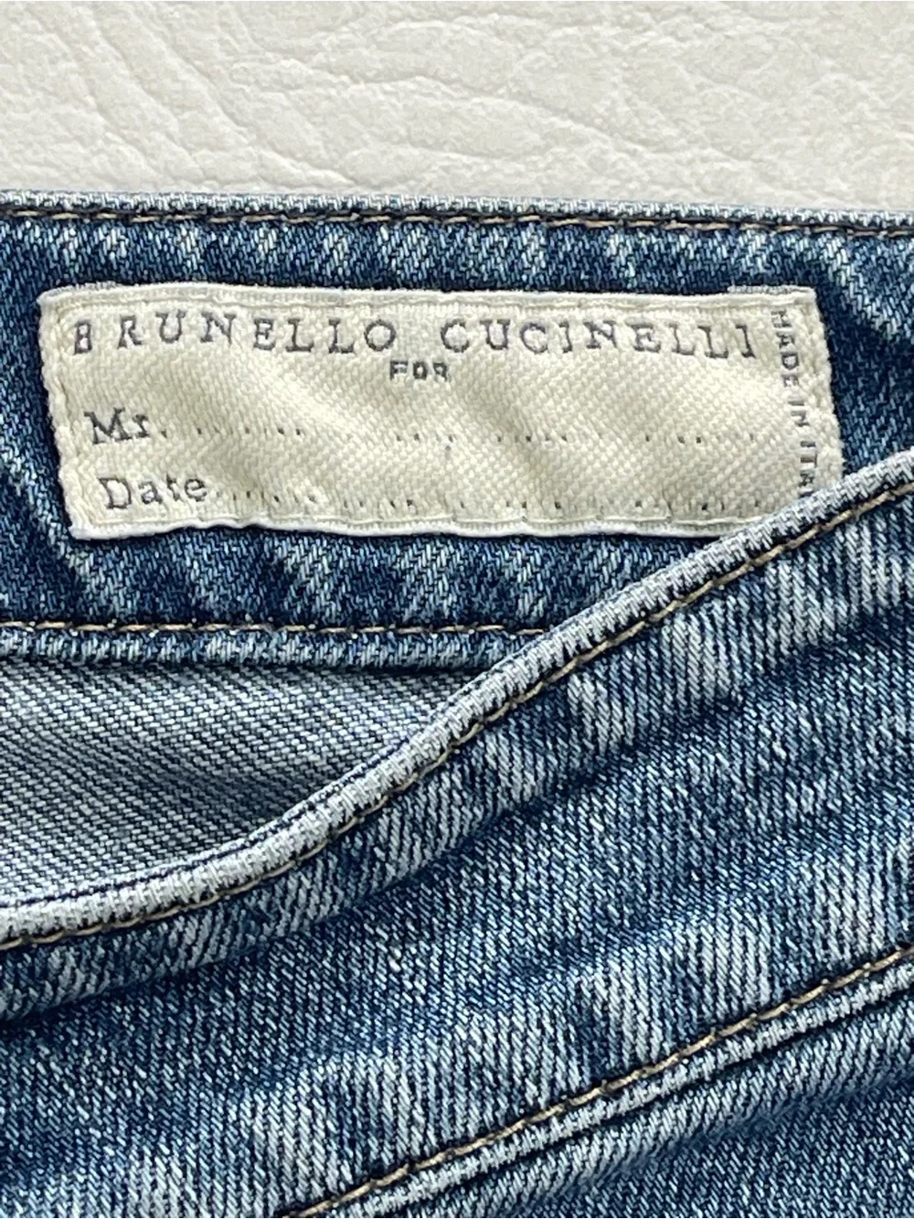 Brunello Cucinelli Skinny Fit Jeans IT 46 Made In Italy Button Fly Stretch Denim